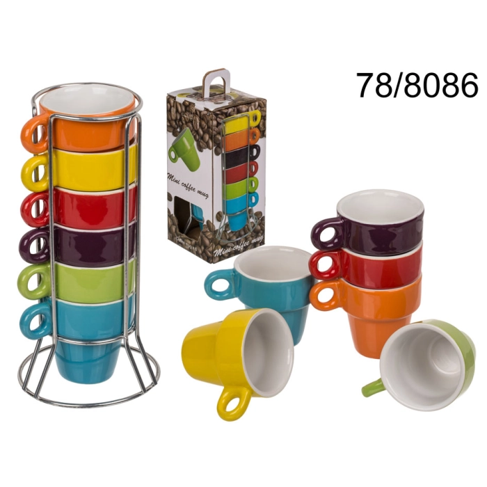 Zestaw ceramicznych kubeczków do Espresso