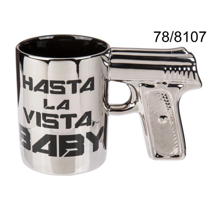 Kubek pistolet Hasta La Vista Baby