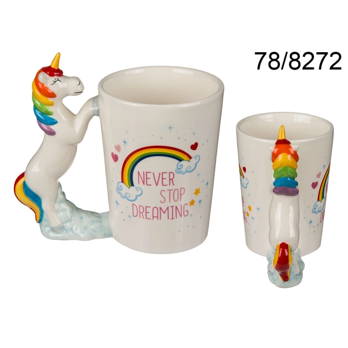 Kubek ceramiczny jednorożec