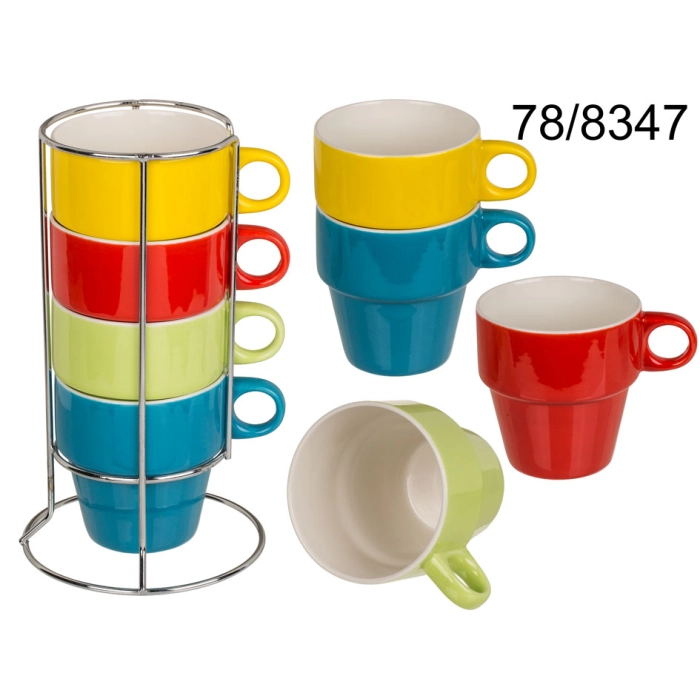 Keramik-Kaffeebecher-Set
