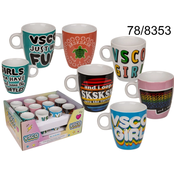 Porcelain VSCO Girl cup