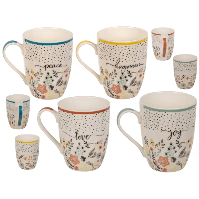 Kubek ceramiczny Flower Power