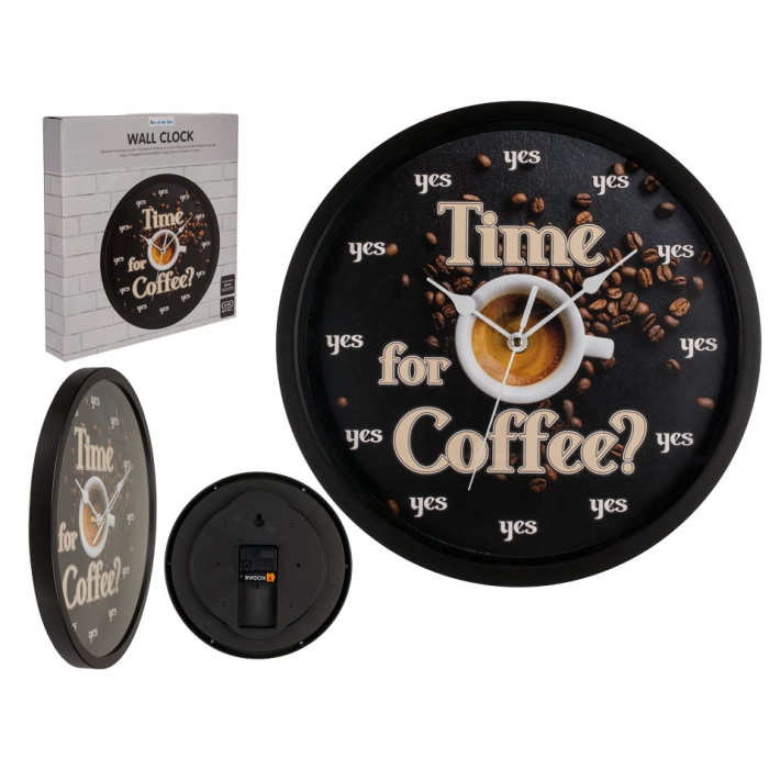 Zegar ścienny Time for Coffee