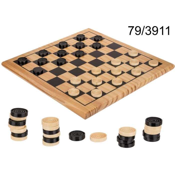 Hölzerne Spielsteine