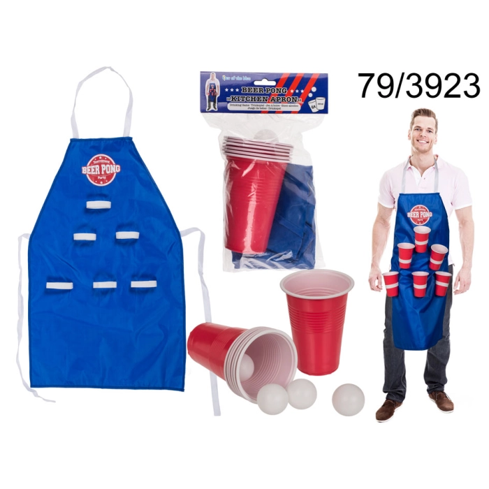 Gra imprezowa - Beer Pong z fartuchem