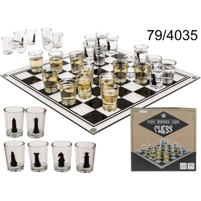 Alkoholowe Szklane Szachy