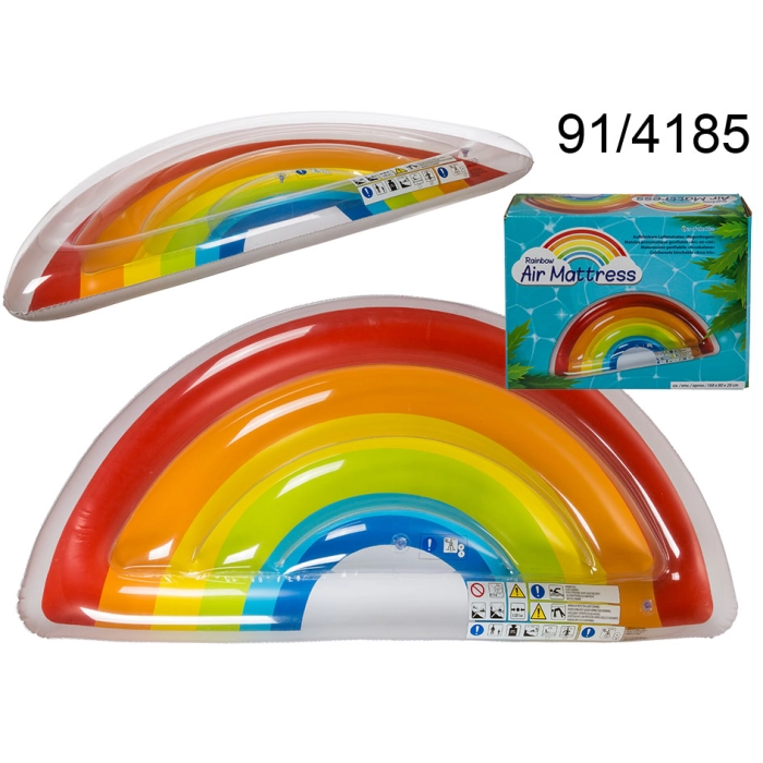 Rainbow Floating Air Mattress