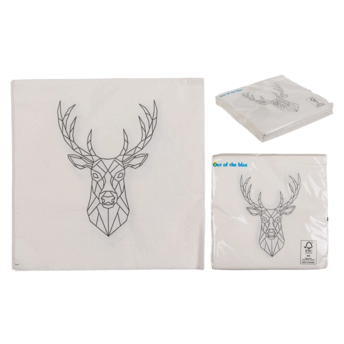 Deer head napkins