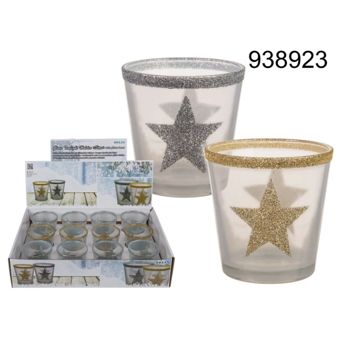 Świecznik z gwiazdką na tealight