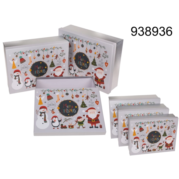 Zestaw 3 pudełek XXL Merry Christmas 2
