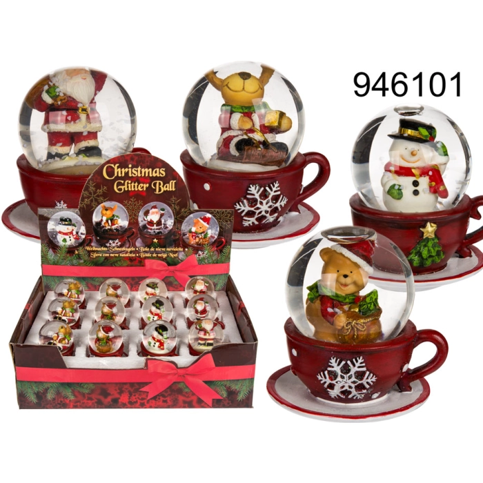 Kula śnieżna bożonarodzeniowa