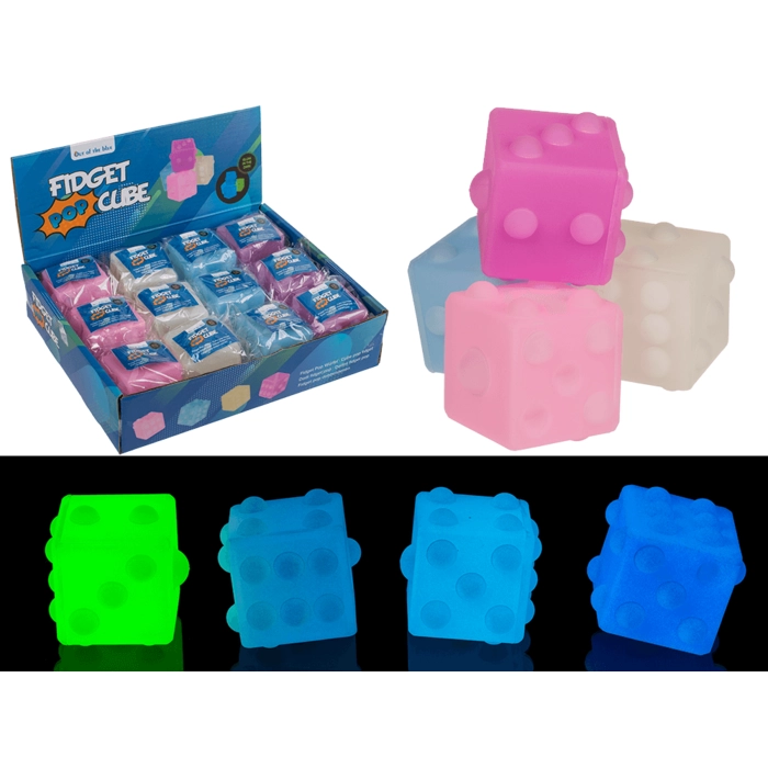 Hračka Fidget Pop svietiaca v tme