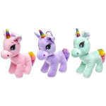 Pluszowy Jednorożec Tęczowy 22 cm – magiczna maskotka | Hurtownia zabawek