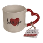 Kubek Love z Uchwytem w Kształcie Serca