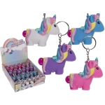 Brelok Jednorożec Gniotek z Kolorowym Bąbelkiem