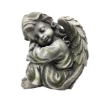 Figurka Ogrodowa Aniołek 24 cm – Symbol Spokoju w Twoim Ogrodzie