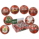 Świąteczna Piłeczka Antystresowa – Ekipa Mikołaja | Hurtownia Gadżetów Kemis.pl