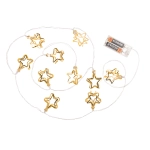 Girlanda LED z Metalicznymi Gwiazdkami – Dekoracja z Magią Światła | Hurtownia Prezentów Kemis.pl