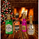 Szklane Ozdoby Choinkowe – Butelki Celebration Champs | Hurtownia Dekoracji Kemis.pl