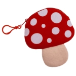 Pluszowa Saszetka Kawaii Muchomorek – Uroczy Schowek na Monety i Drobiazgi