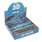 Linijka 3D z Motywami Morskimi z Tabliczką Mnożenia