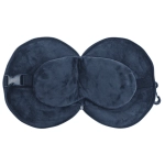 Poduszka Podróżna Pluszowa z Opaską na Oczy