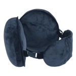 Poduszka Podróżna Pluszowa z Opaską na Oczy