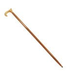 Elegant Classic Walking Stick with Brass Handle - Style and Functionality in One.