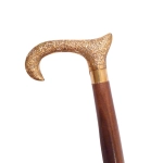 Elegant Classic Walking Stick with Brass Handle - Style and Functionality in One.