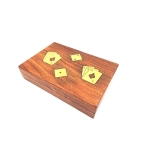 Cards and dices in wooden box- kemis.pl