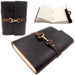 Elegancki notes skórzany retro – vintage 200 stron | Hurtownia upominków i akcesoriów