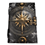 Skórzany Notes Retro z Różą Wiatrów – 200 stron