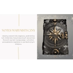 Skórzany Notes Retro z Różą Wiatrów – 200 stron