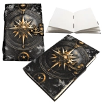 Skórzany Notes Retro z Różą Wiatrów – 200 stron