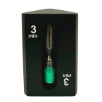 Klepsydra Trójstronna 1–3–5 Minut Czarna – Nowoczesny Timer | Gadżety | Kemis.pl