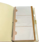 Skórzany Notes Podróżnika – Organizer z Wizytownikiem i Kieszenią