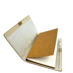 Skórzany Notes Podróżnika – Organizer z Wizytownikiem i Kieszenią