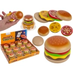 Magnetyczny burger – zestaw 4 magnesów | Hurtownia gadżetów i prezentów
