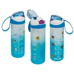 Butelka na Wodę 750 ml z Podziałką Motywacyjną – Wersja II | Kemis.pl