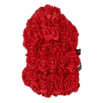 Miś z róż 25 cm w eleganckim pudełku – romantyczny prezent