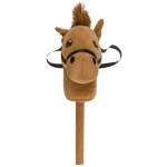 Hobby Horse Brązowy Koń 75 cm – Klasyczna Zabawa dla Małych Jeźdźców