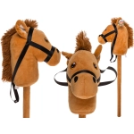 Hobby Horse Brązowy Koń 75 cm – Klasyczna Zabawa dla Małych Jeźdźców