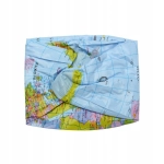 Dmuchana Piłka Globus 28 cm – Edukacyjna Zabawa z Mapą Świata | Gadżety | Kemis.pl