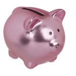 Skarbonka Błyszcząca Świnka – Ceramiczna z Zatyczką