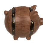 Skarbonka Ceramiczna Świnka Beczka – Z Kluczykiem