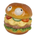 Skarbonka Burger z oczami w pudełku – zabawny prezent | Hurtownia gadżetów