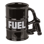 Kubek FUEL – ceramiczny kubek w kształcie beczki z pistoletem | Hurtownia prezentów i gadżetów
