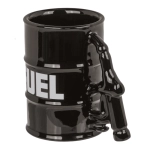 Kubek FUEL – ceramiczny kubek w kształcie beczki z pistoletem | Hurtownia prezentów i gadżetów