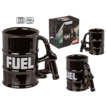 Kubek FUEL – ceramiczny kubek w kształcie beczki z pistoletem | Hurtownia prezentów i gadżetów