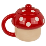 Kubek Muchomorek z Pokrywką – Oryginalny Prezent Kawaii | Hurtownia Gadżetów Kemis.pl